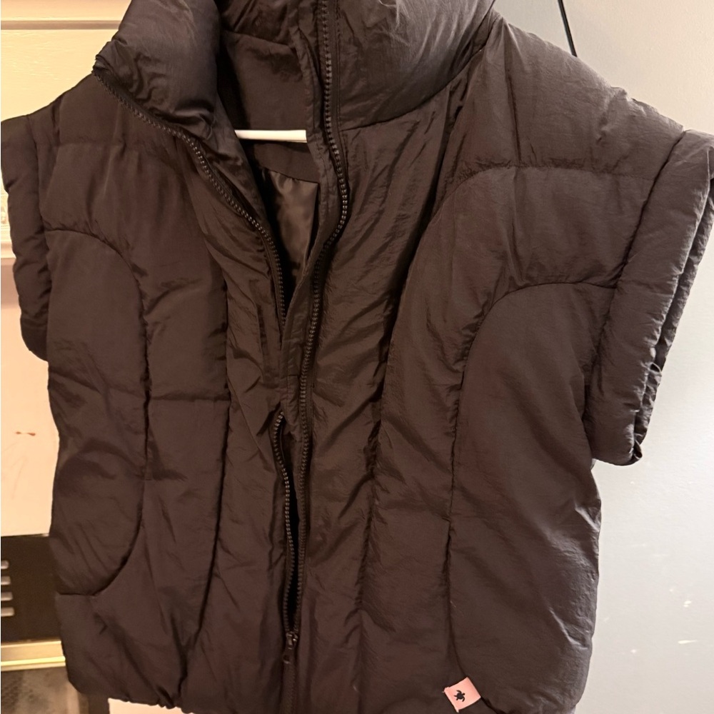 Simply Southern Charcoal Puffer Vest